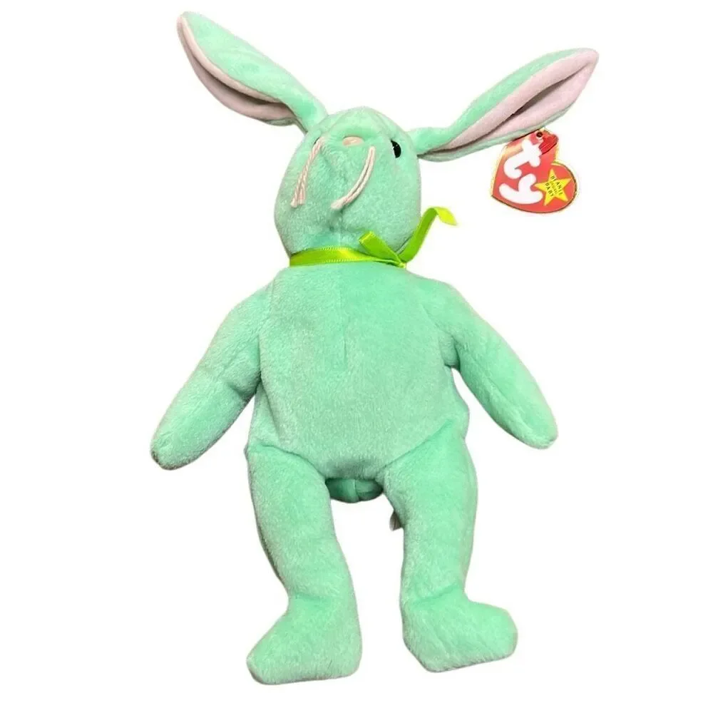 The Beanie Babies Collection Kids Hippity 1996 The Beanie Baby Rabbit Mint Green